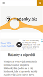 Mobile Screenshot of hadanky.biz