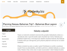 Tablet Screenshot of hadanky.biz